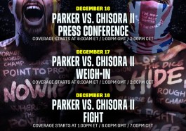 JOSEPH PARKER AND DEREK CHISORA