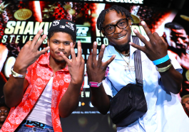 Shakur Stevenson and Keyshawn Davis