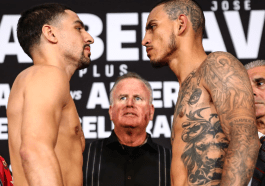 Danny Garcia vs Jose Benavidez Jr Weigh-in