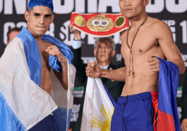 Jerwin Ancajas vs Fernando Martinez weigh in